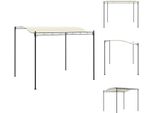 Tessuto Vidaxl Pavilion Bianco Crema - Padiglioni E Tende Per Feste