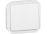 Legrand Plexo Nuovo Inserto Contatto In Scambio Doppio 10Ax/Pulsante 10A, Sl, IP55, IK08, Ultra Bianco, 069625L
