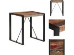 Vidaxl Tavolo Da Pranzo 70X70X75 Cm Legno Massiccio Riciclato - Tavoli Da Pranzo