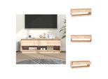 Mobile Tv Vidaxl 110,5X34X40 Cm In Legno Massiccio Di Pino - Mobili Tv
