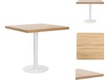 Vidaxl Tavolo Da Bistrot Marrone Chiaro 80X80 Cm Mdf - Tavoli Da Pranzo