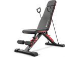 Panca Pesi Hop-Sport HS-2080HB, Panca Pesi Pieghevole E Stabile, Panca Da Allenamento Multifunzionale Con Espansioni, Capacità Di Carico Fino A 250 Kg