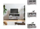 Vidaxl Mobile Tv Grigio Sonoma 80X36X50 Cm In Legno - Mobili Tv