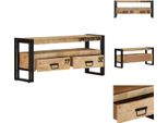 Mobile Tv Vidaxl 100X30X45 Cm In Legno Massiccio Di Mango - Mobili Tv