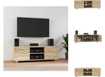 Mobile Tv Vidaxl Rovere Sonoma 120X40,5X35 Cm Materiale A Base Di Legno - Mobili Tv