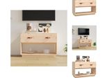 Mobile Tv Vidaxl 90X40X60 Cm In Legno Di Pino Massiccio - Mobili Tv