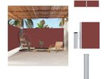 Vidaxl Tenda Laterale Estensibile Marrone 180X600 Cm - Ombrelloni E Tende Da Sole
