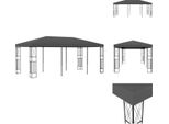 Vidaxl Padiglione 3X6 M In Tessuto Antracite - Padiglioni E Tende Per Feste