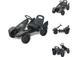 Vidaxl Go-Kart A Pedali Con Sedile Regolabile, Nero - Girello E Scivolo Per Bambini E Veicoli A Pedali