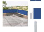 Vidaxl Tenda Laterale Estensibile Blu 117X1200 Cm - Ombrelloni E Tende Da Sole
