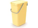 Bidone Per La Raccolta Differenziata 20L Keden Systema Q Giallo Chiaro