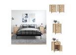 Vidaxl Comodini 2 Pezzi Rovere Sonoma 40X42X60 Cm Materiale A Base Di Legno - Comodini