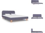 Vidaxl Struttura Letto In Tessuto Grigio Chiaro 180X200 Cm - Letti E Strutture Letto