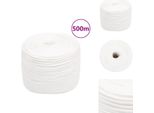 Vidaxl Corda Da Barca Bianca 10 Mm 500 M In Polipropilene - Corde