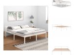 Vidaxl Letto Senior Bianco 180X200 Cm In Legno Di Pino Massiccio - Letti & Strutture Letto
