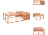 Vidaxl Gabbia Per Animali Da Giardino 150X100X50 Cm In Legno Massiccio Di Abete - Habitat E Recinti Per Piccoli Animali