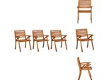 Vidaxl Sedie Da Giardino 3 Pz. Legno Massiccio Di Acacia - Sedie Da Giardino