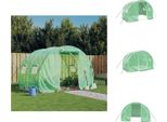 Vidaxl Serra Con Struttura In Acciaio Verde 6 M² 3X2X2 M - Serre