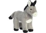 Aurora World Aurora, 35053, Asino Eco Nation, 28 Cm, Peluche, Grigio
