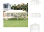 Vidaxl Tenda Per Feste Pieghevole Con Pareti Laterali Crema 3X6 M - Padiglioni E Tende Per Feste