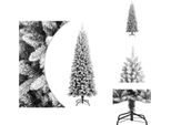 Vidaxl Albero Di Natale Artificiale Con Neve 210 Cm Pvc&Pe - Alberi Di Natale