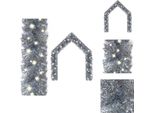 Vidaxl Ghirlanda Natalizia Con Led 10 M Argento - Luci Di Natale