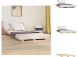 Vidaxl Letto In Legno Massiccio 100X200 Cm Pino - Letti E Strutture Letto