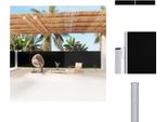 Vidaxl Tenda Laterale Estensibile Nera 160X1200 Cm - Ombrelloni E Tende Da Sole