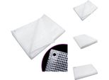 Vidaxl Leno Telone 140 G/M² 8X10 M Bianco - Teloni