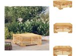 Vidaxl Tavolino Da Giardino 69,5X69,5X31 Cm In Legno Massiccio Di Teak - Elementi Per Divani Da Giardino