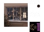 Vidaxl Luci Di Fata Stella E Luna Telecomandate 345 Led Bianco Caldo - Illuminazione Natalizia