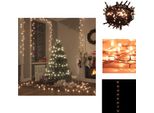 Vidaxl Luci Led Da Fata Con 150 Led Bianco Caldo 15 M Pvc - Illuminazione Natalizia