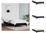 Vidaxl Struttura Letto Nera 90X190 Cm In Similcuoio - Letti E Strutture Letto