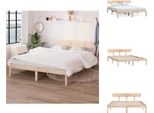 Vidaxl Letto In Legno Massiccio Di Pino 150X200 Cm - Letti E Strutture Letto