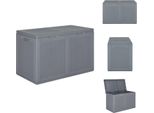 Vidaxl Gartenbox Grau Pp Rattan 180 L - Cassette Da Giardino