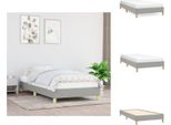 Vidaxl Struttura Letto Grigio Chiaro 100X200 Cm In Tessuto - Letti E Strutture Letto