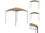 Vidaxl Pavillon 3X3X2,65 M Taupe 180 G/M² - Pavillons & Partyzelte