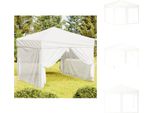 Vidaxl Tenda Per Feste Pieghevole Con Pareti Laterali Bianca 3X3 M - Padiglioni E Tende Per Feste