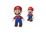 Peluche Super Mario Mario Blu Rosso 70 Cm