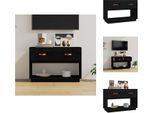 Mobile Tv Vidaxl Nero 90X40X60 Cm In Legno Di Pino Massiccio - Mobili Tv