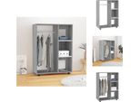 Vidaxl Armadio Grigio Sonoma 80X40X110 Cm Materiale A Base Di Legno - Armadi