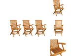 Vidaxl Sedie Da Giardino 3 Pz. Legno Massiccio Teak - Sedie Da Giardino