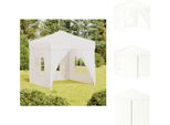 Vidaxl Tenda Per Feste Pieghevole Con Pareti Laterali Bianca 2X2 M - Padiglioni E Tende Per Feste