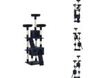 Vidaxl Tiragraffi Per Gatti Con Colonne In Sisal 170 Cm Blu - Tiragraffi