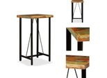 Vidaxl Tavolo Da Bar In Legno Massiccio Antico 60X60X107 Cm - Tavoli Da Pranzo