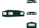 Vidaxl Tenda Professionale Per Feste Con Pareti Laterali 4×9 M Verde 90 G/M² - Padiglioni E Tende Per Feste