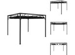 Vidaxl Padiglione Da Giardino Con Tetto Estensibile 3×3 M Antracite - Padiglioni E Tende Per Feste