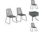 Vidaxl Sedie Da Giardino 2 Pz. Poly Rattan Nero - Sedie Da Giardino
