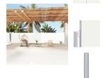 Vidaxl Tenda Laterale Estensibile Crema 160X1200 Cm - Ombrelloni E Tende Da Sole