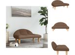 Vidaxl Letto Per Cani Marrone 70X52X30 Cm In Tessuto - Letti Per Cani